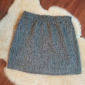 J. Crew Fac Herringbone Wool Blend Sidewalk Skirt